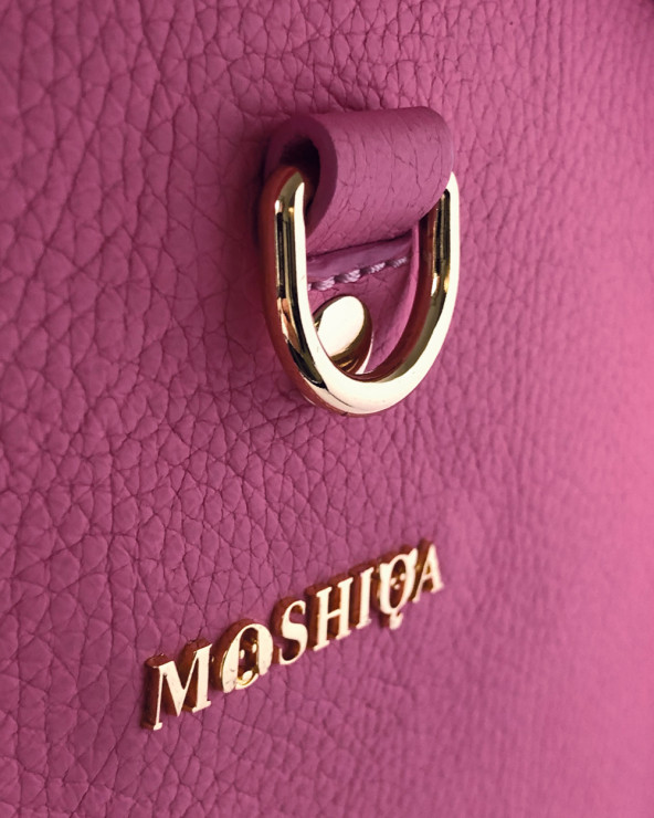 Luxuriöse Hundetasche in Pink MOSHIQA