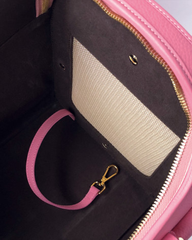 Luxuriöse Hundetasche in Pink MOSHIQA