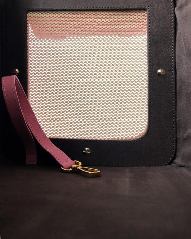 Luxuriöse Hundetasche in Pink MOSHIQA