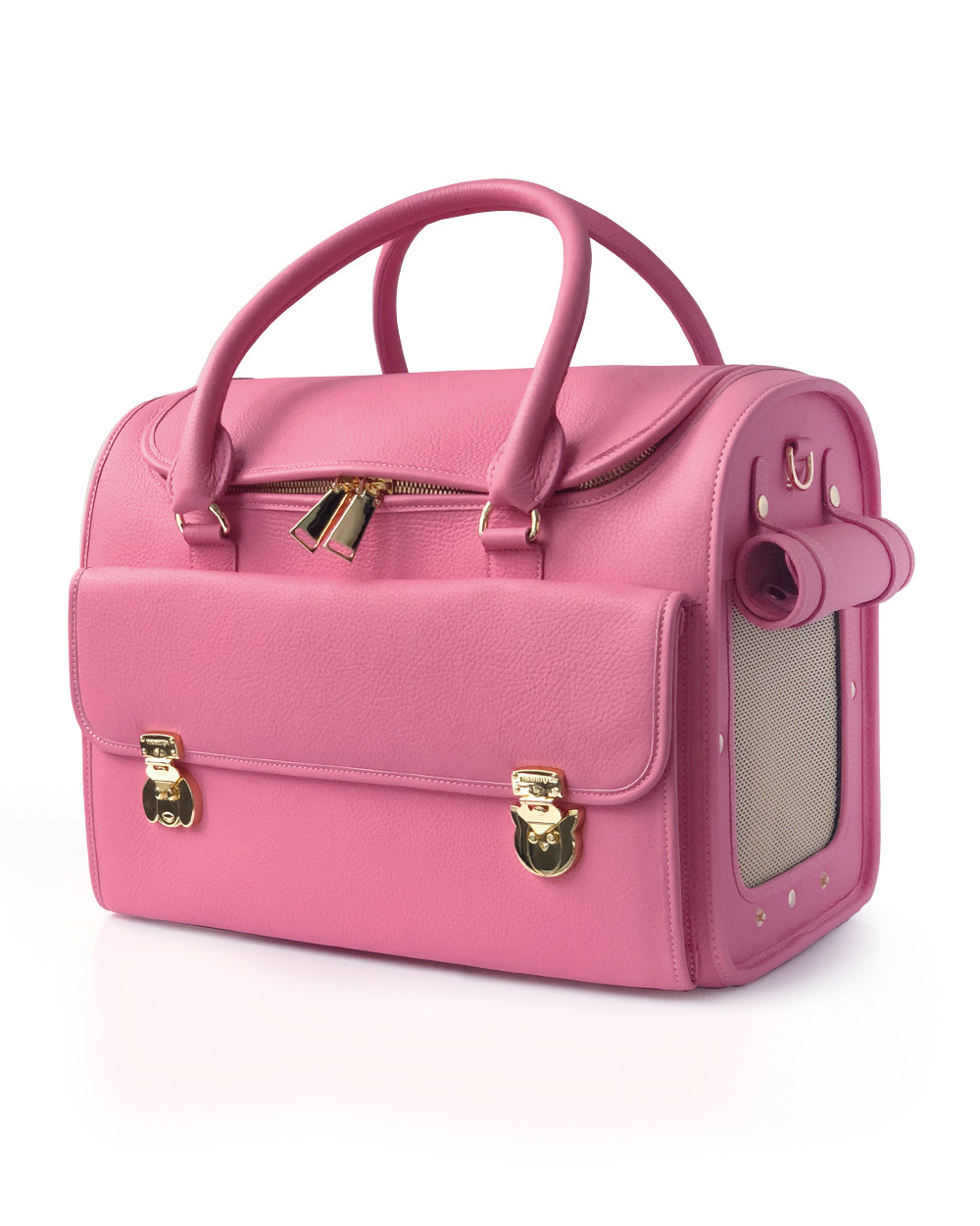 Luxuriöse Hundetasche in Pink MOSHIQA