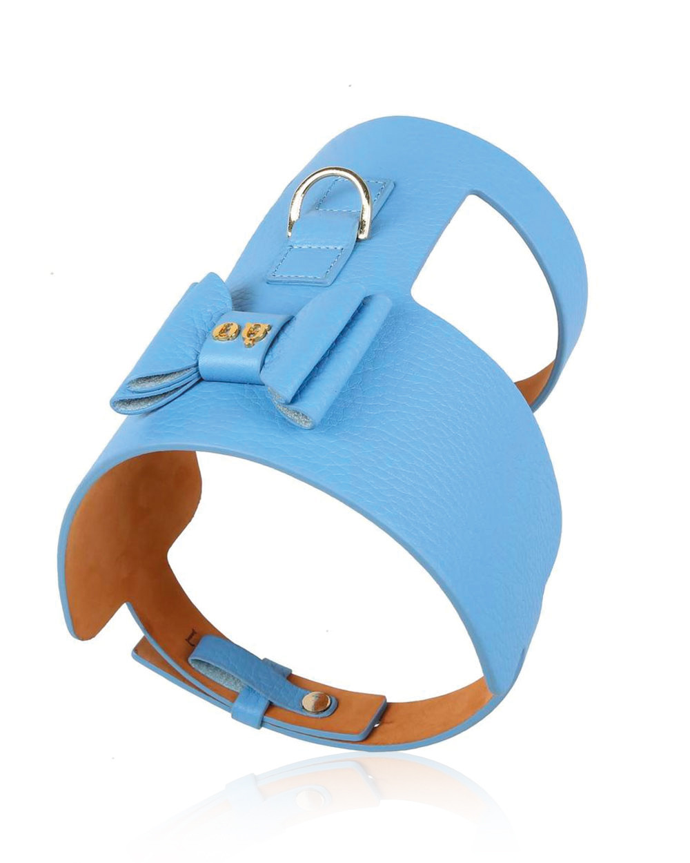 Beautifully crafted dog harness from genuine leather.