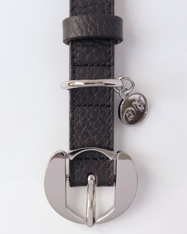 Exclusive dog collar from genuine leather Moshiqa
