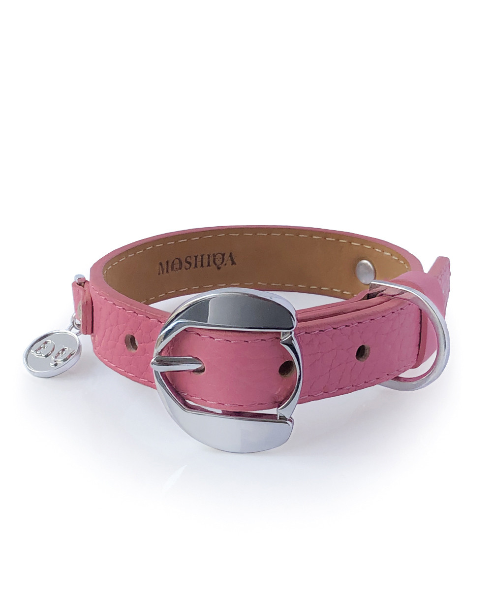 Exclusive dog collar from genuine leather Moshiqa