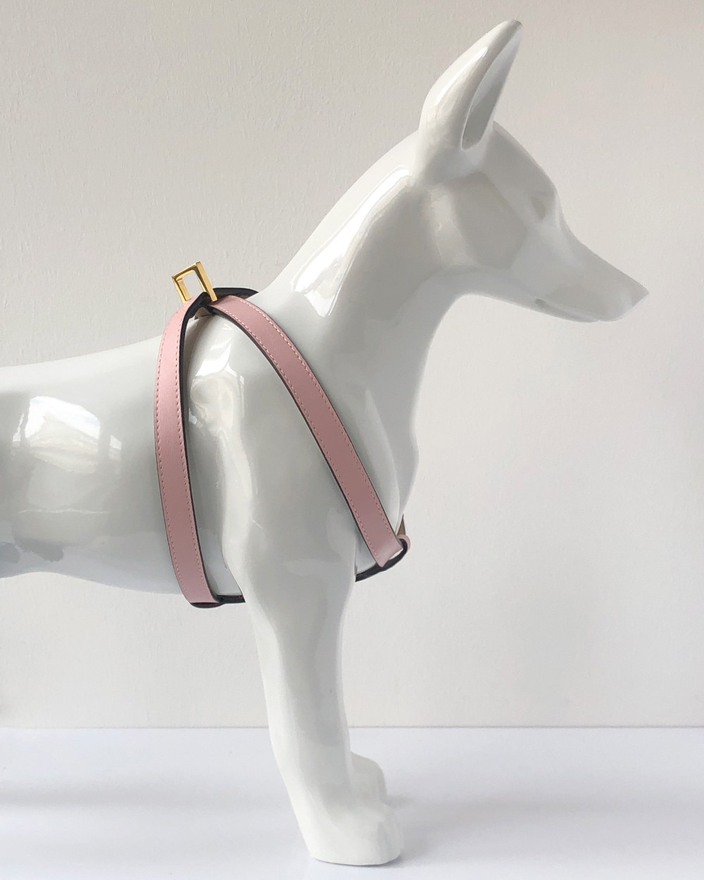 Comfortable dog harness in two colors.