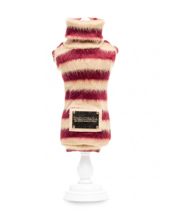 Wool jumper with striped pattern - For Dogs