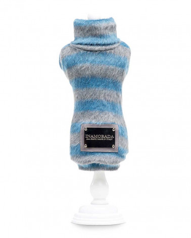 Wool jumper with striped pattern - For Dogs