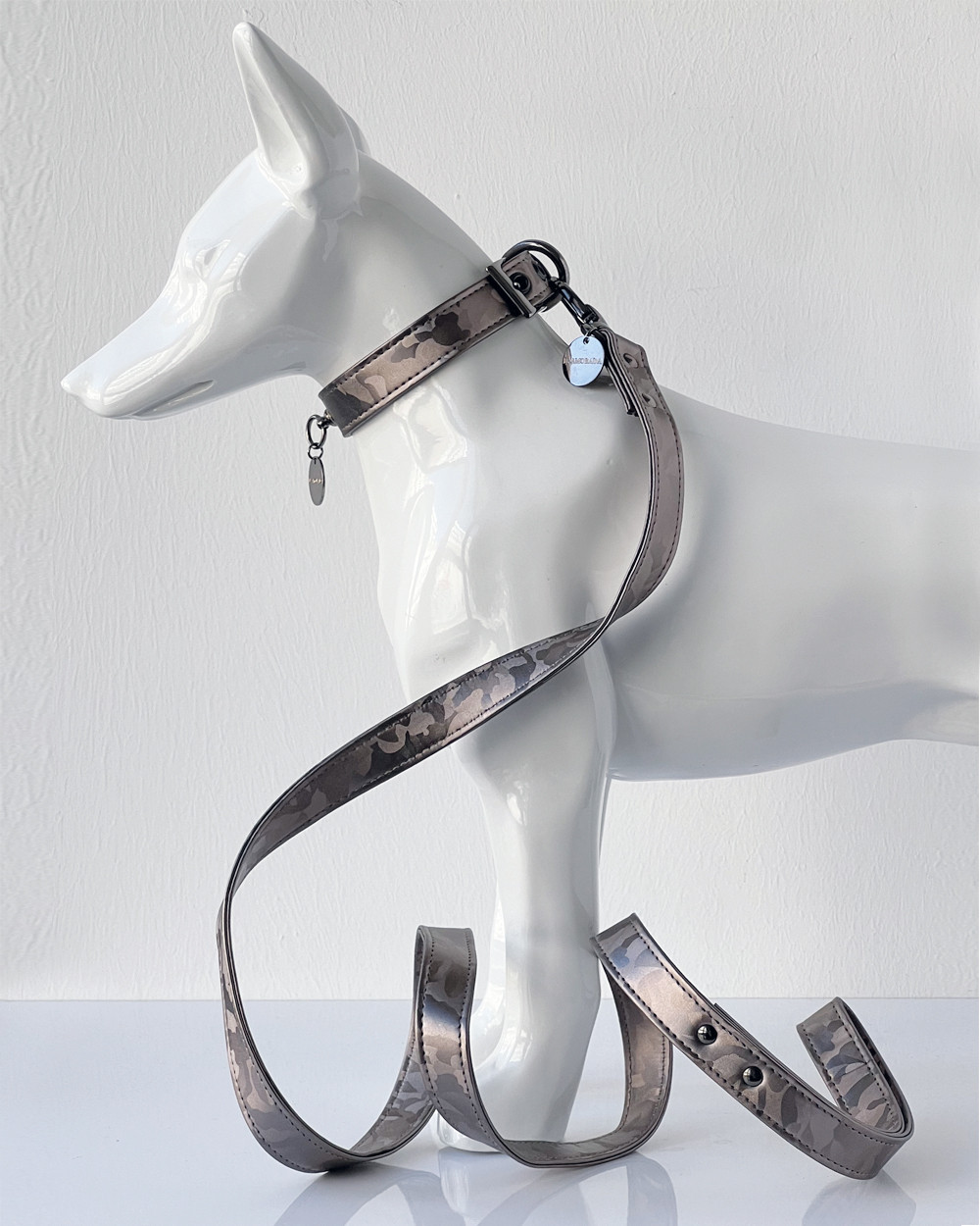 Silver dog harness on sale