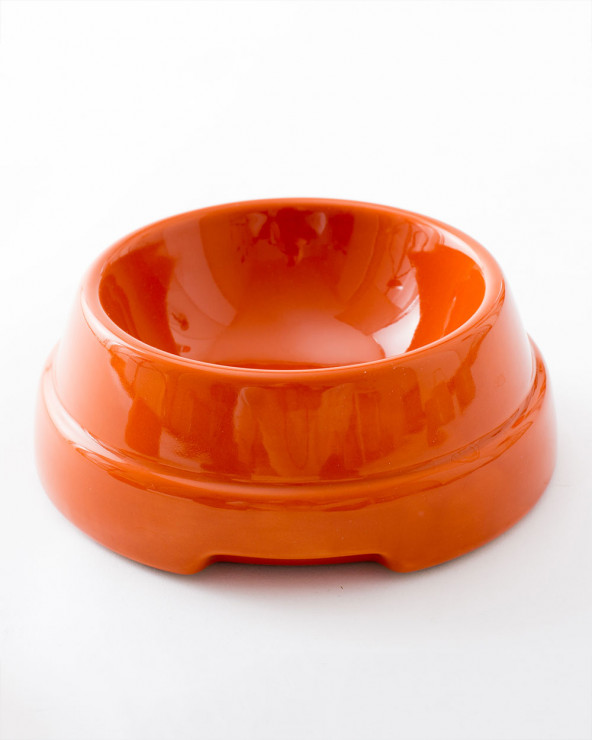 Elegant dog bowl in four exclusive colors.